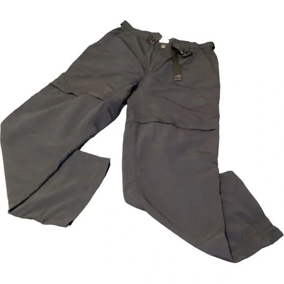 The North Face Women’s Zip Off Convertible Hiking Pockets Black Pants Size Large - Picture 13 of 16